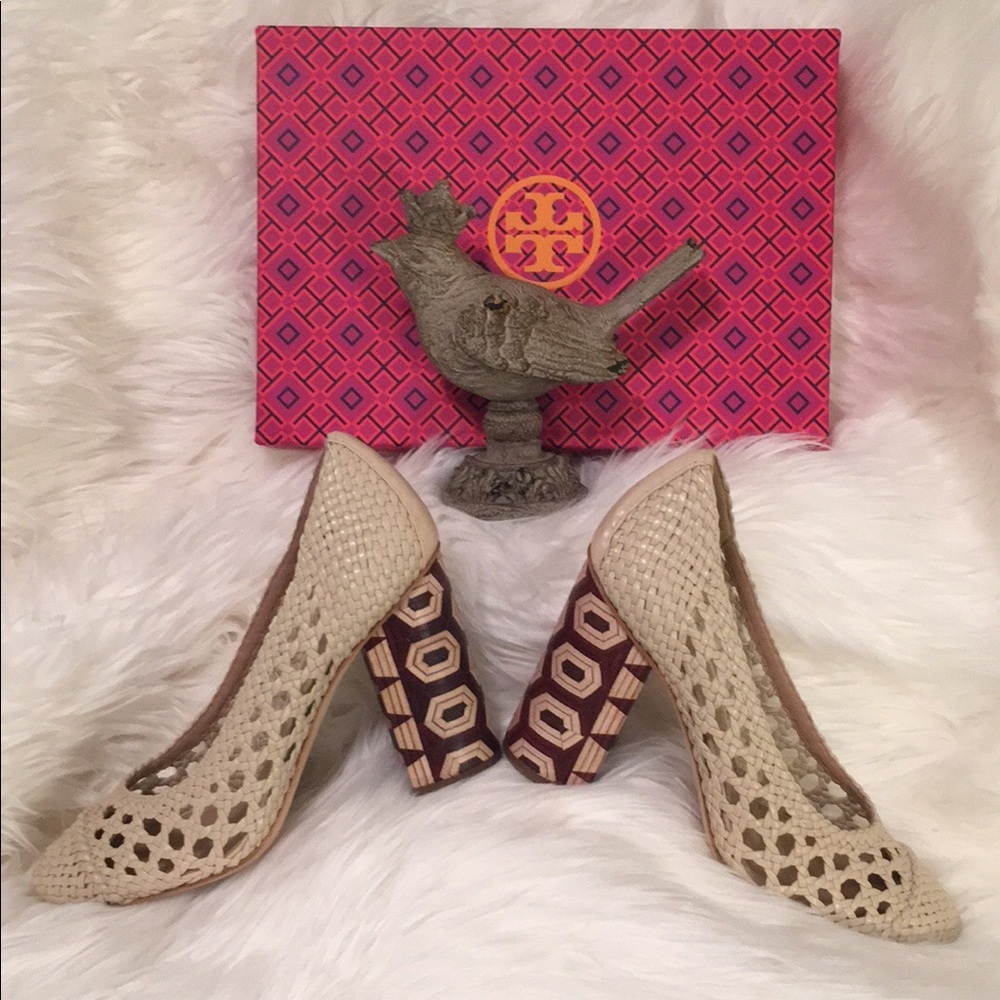 Tory Burch Woven Pump